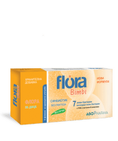 Flora Bimbi 7 Синбиотик флакони за деца за поддържане на чревния баланс  х6 Abopharma