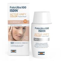 Isdin Fotoultra 100 Active Unify Color Слънцезащитен флуид с депигментиращо действие SPF50+ 50мл