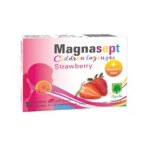 Магнасепт ягода пастили при болки в гърлото х12 Magnalabs