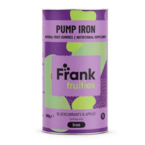 Frank Fruities Pump Iron Желирани витамини с желязо - касис и ябълка х80