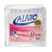 Пелени за възрастни супер нощни L 80-100кг х10 Alivio