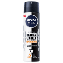 Nivea men дезодорант спрей мъжки blacк&white ultimate 150мл