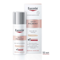 Eucerin anti-pigment оцветен днeвен крем с spf30 светъл, 50мл