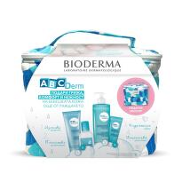 Bioderma ABCderm H2O 100мл+ гел мусант 200мл + хидрант 500мл + change intensive 75мл + несесер