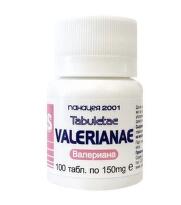 Валериана таблетки при безсъние и стрес х100 Panacea 2001