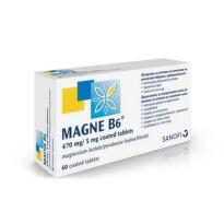 Магне B6 таблетки при мускулно крампи, нервност, безсъние 470мг(екв.48мг mg)/5мг х60 Sanofi