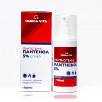 Пантотен пантенол спрей 5% 150мл Omega Vita
