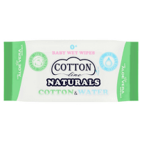 Мокри кърпи cotton line naturals бебе алое х50