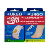 Urgo Coricide пластир за мазоли х12 + Urgo Ultra Protect пластир х10