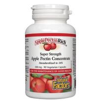 Ябълков пектин капсули за детокс и контрол на кръвната захар, холестерола 500мг х90 Natural Factors