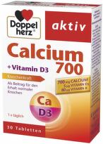 Doppelherz active Kалций 700 + витамин D3 + витамин K таблетки комплексна подкрепа за костите х30