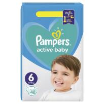 Pampers active baby пелени vpp размер 6 /13-18кг./х48
