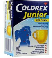 Колдрекс Джуниър сашети при настинка и грип за деца х10