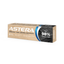 Паста за зъби  Astera Natural Charcoal+Mint 75 мл