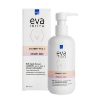 Eva Intima Cransept Почистващ гел грижа за пикочните пътища pH 3.5 250 мл