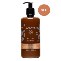 Apivita royal honey хидратиращ и релаксиращ душ гел с мед и етерични масла 500ml