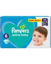 Pampers active baby пелени mp+ размер 6 /13-18кг./х48