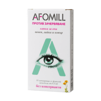 Афомил капки за очи против зачервяване 10 дози
