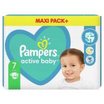 Pampers active baby пелени mp+ размер 7 / 15+кг./х44