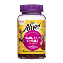 Alive Hair, skin & nails желирани таблетки 390мг х 60 Nature`s Way