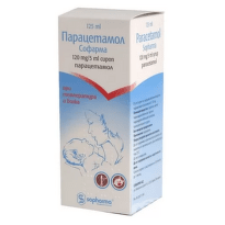 Парацетамол сироп при болка и температур 120мг/5мл 125мл Sopharma