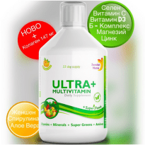 Ultra+ мултивитамини с добавен колаген х 500 мл Swedish Nutra