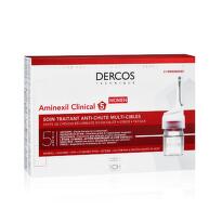 Vichy dercos aminexil clinical 5 косопад при жени 21дози х 6мл 522786