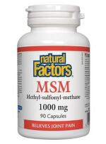 МСМ капсули  за облекчаване на болките в ставите 1000мг х90 Natural Factors