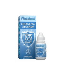 Nasaleze Cold&Flu Blocker Прахообразен спрей за нос за превенция от настинка и грип х800 мг