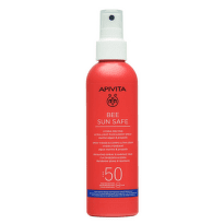 Apivita Bee Sun Safe Хидратиращ спрей с ултра лека текстура за лице и тяло SPF50