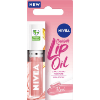 Nivea Rose Lip Oil Гланц за устни с подхранващи масла 4.8 г