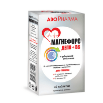 AboPharma Магнефорс Депо Магнезий + Б6 500 мг х 30 таблетки с удължено действие