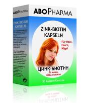 Цинк - Биотин капсули за коса, кожа и нокти х30 Abopharma