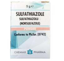 Сулфатиазол (норсулфазол) при профилактика на инфекции на открити рани  5гр солничка Химакс