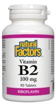 Витамин В2 таблетки 100мг х90 Natural Factors