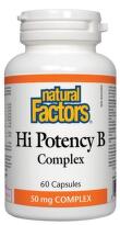 Витамин B комплекс Hi Potency капсули 50мг х60 Natural Factors