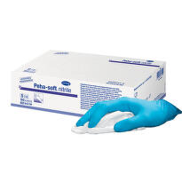 Ръкавици Peha-soft нитрилни сини размер S х100 Hartmann