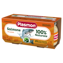 Рибно меню сьомга с картофи за деца 6М+ 80гр х2 Plasmon