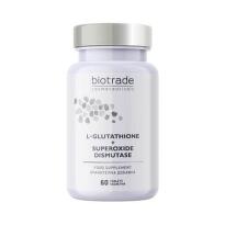 Хранителна добавка L-Glutation + супероксид дисмутаза x 60 таблетки Biotrade